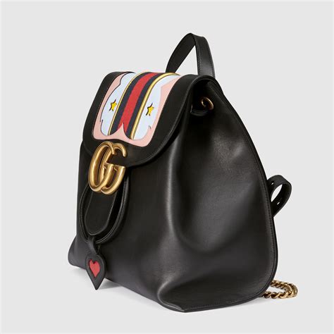 borsa gucci gg marmont|gg marmont leather backpack.